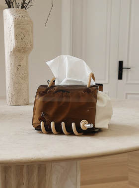 F/ARTY联名原创纸巾盒设计师款亚克力抽纸盒酒店民宿新房礼物礼品