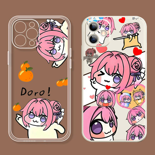 Doro铸币大头手机壳适用苹果18/17/16/15/14/13可爱iphone12promax卡通11 xr xsmax 8/7p一加13/ace6
