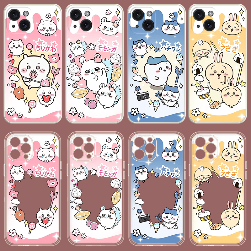 chikawa乌萨奇手机壳适用红米k90k80k70k60e小八K50至尊版k40k30吉伊卡哇note13全包12Turbo硅胶11tpro透明