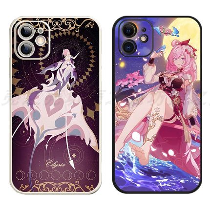 崩坏3爱莉希雅手机壳适用红米k90k80k70k60K50k40硅胶红米note15红米Turbo4小米17/15pro/14/13/12/civi5pro