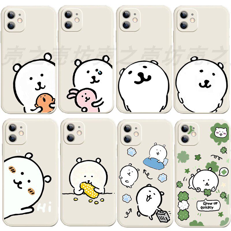 自嘲熊情侣手机壳适用vivos50s30s20s19软硅胶x200防摔iqooz10x简约iQOONeo11 OPPOFindx9X8 Reno15/k13turbo