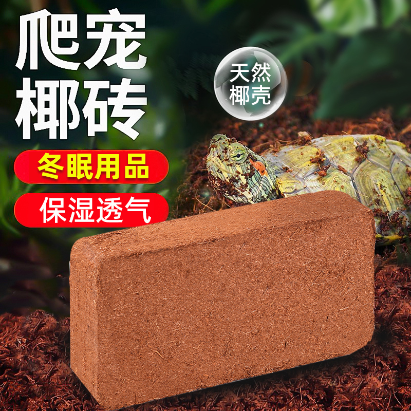 亚峰爬宠乌龟冬眠专用椰土椰砖