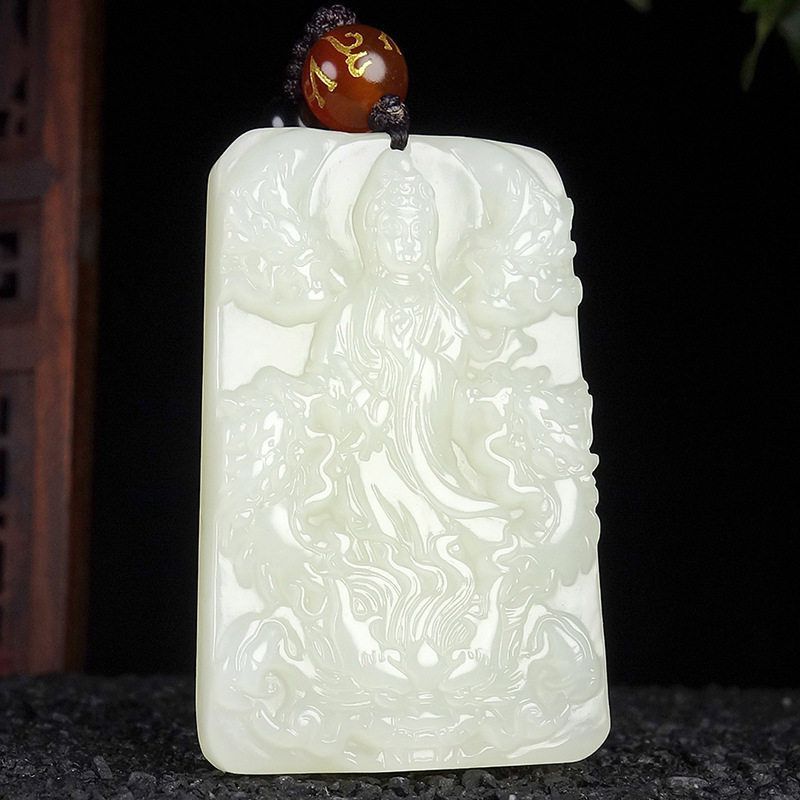 XBK玉器工艺品新疆和田玉白玉男