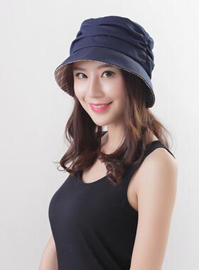 日本小温婉女全棉大头小头围帽沿