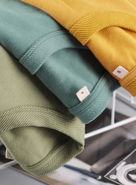 匹戏300gT恤男重磅长袖纯棉圆领厚团体订做定制工作服logo文化衫