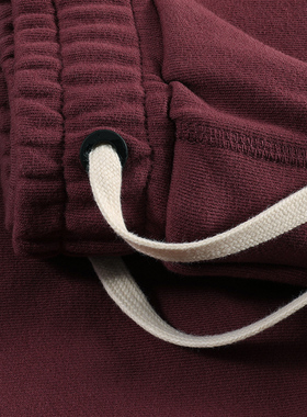 匹戏340g毛线圈重磅短卫裤男士短裤休闲纯色