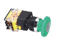 乐清永前电气 蘑菇头按钮开关 LA128D(LA38)-11M 10A/250V