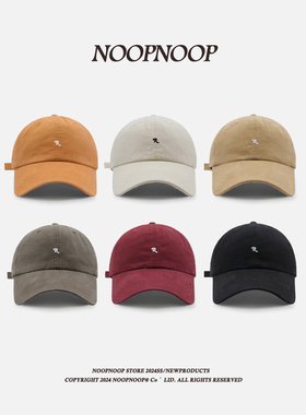 2024春夏简约时尚百搭小字母刺绣软顶棒球帽韩版男女显脸小鸭舌帽