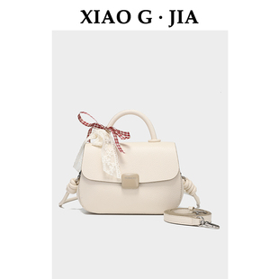 小G家新款真皮小众女包女士包斜挎气质包质感纯色单肩手提包