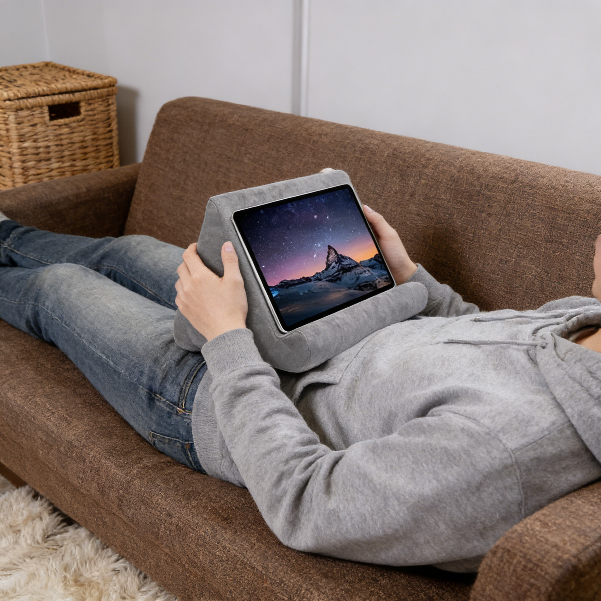 懒人阅读枕多功能懒人阅读枕iPad平板电脑手机支架抱枕居家办公防