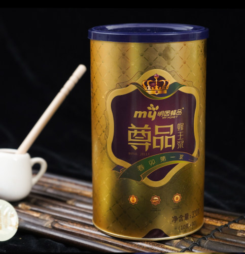 明园尊品蜂王浆新鲜纯正天然
