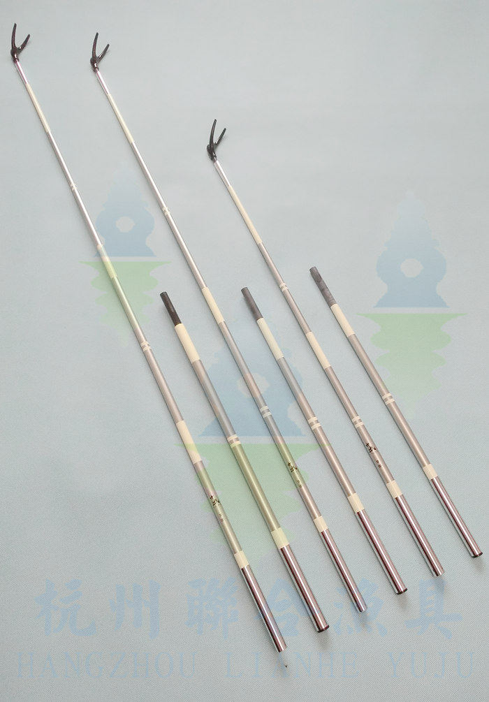 【苏州联合 银凯竿挂】碳素鱼竿支架并继钓鱼杆架两节 含后挂