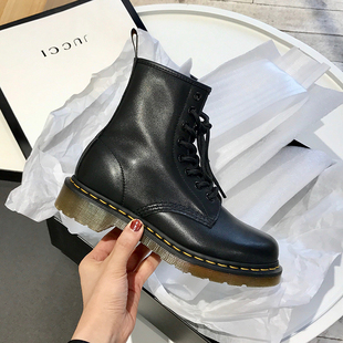 青衣自制固特异马丁靴女英伦风2023新款 百搭网红真皮秋冬短靴ann