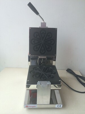 商用旋转式花瓣华夫炉 水滴型旋转松饼机五月天Stayreal 送松饼粉