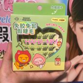 ACKC KAKAO FRIENDS系列免胶免卸假睫毛赠镊子狐系山茶花小火苗