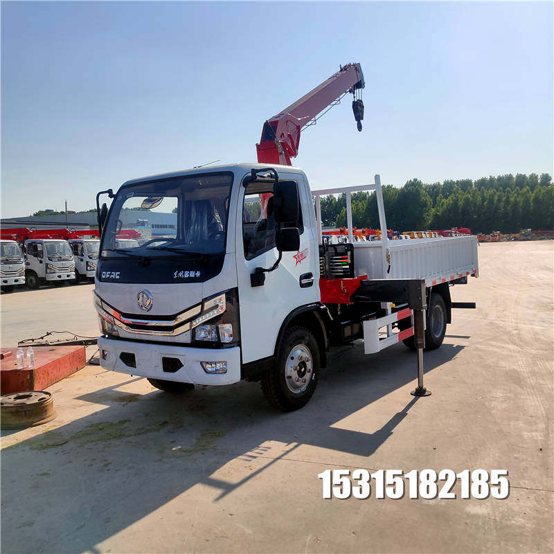 农用蓝牌随车吊小型起重机3.2吨吊机4吨吊车伸缩臂吊机全国可上户