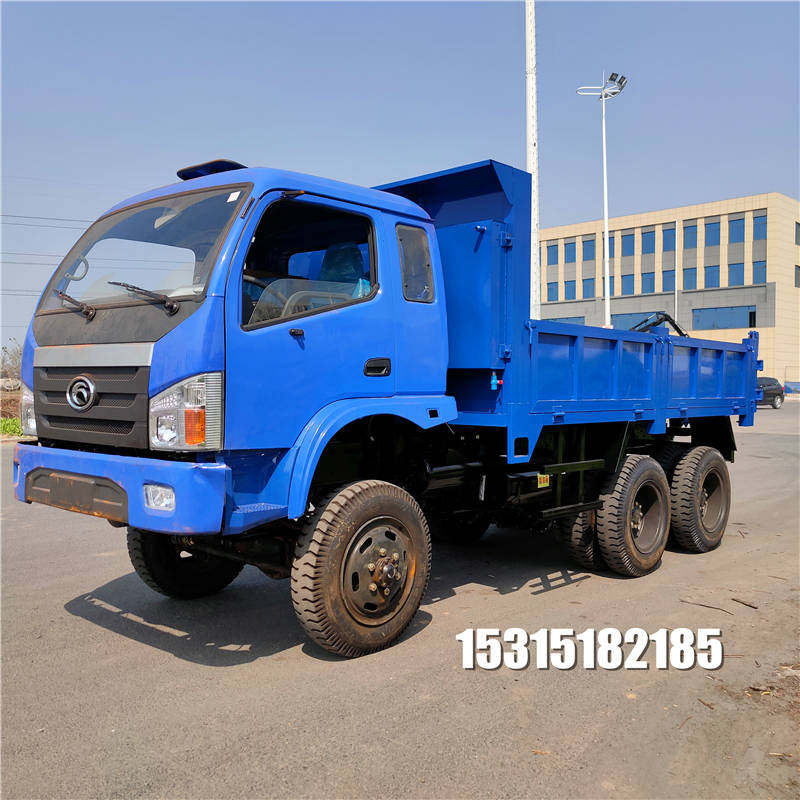 农村用六驱后八轮运输车自卸工程车改装自制大马力柴油车可定制