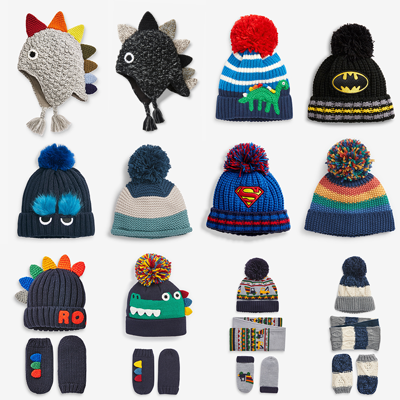 儿童帽冬天加厚针织保暖毛线帽