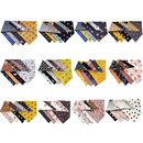 现货韩国宝宝口水巾婴儿三角巾纯棉大五星防水儿童围嘴围兜大尺寸