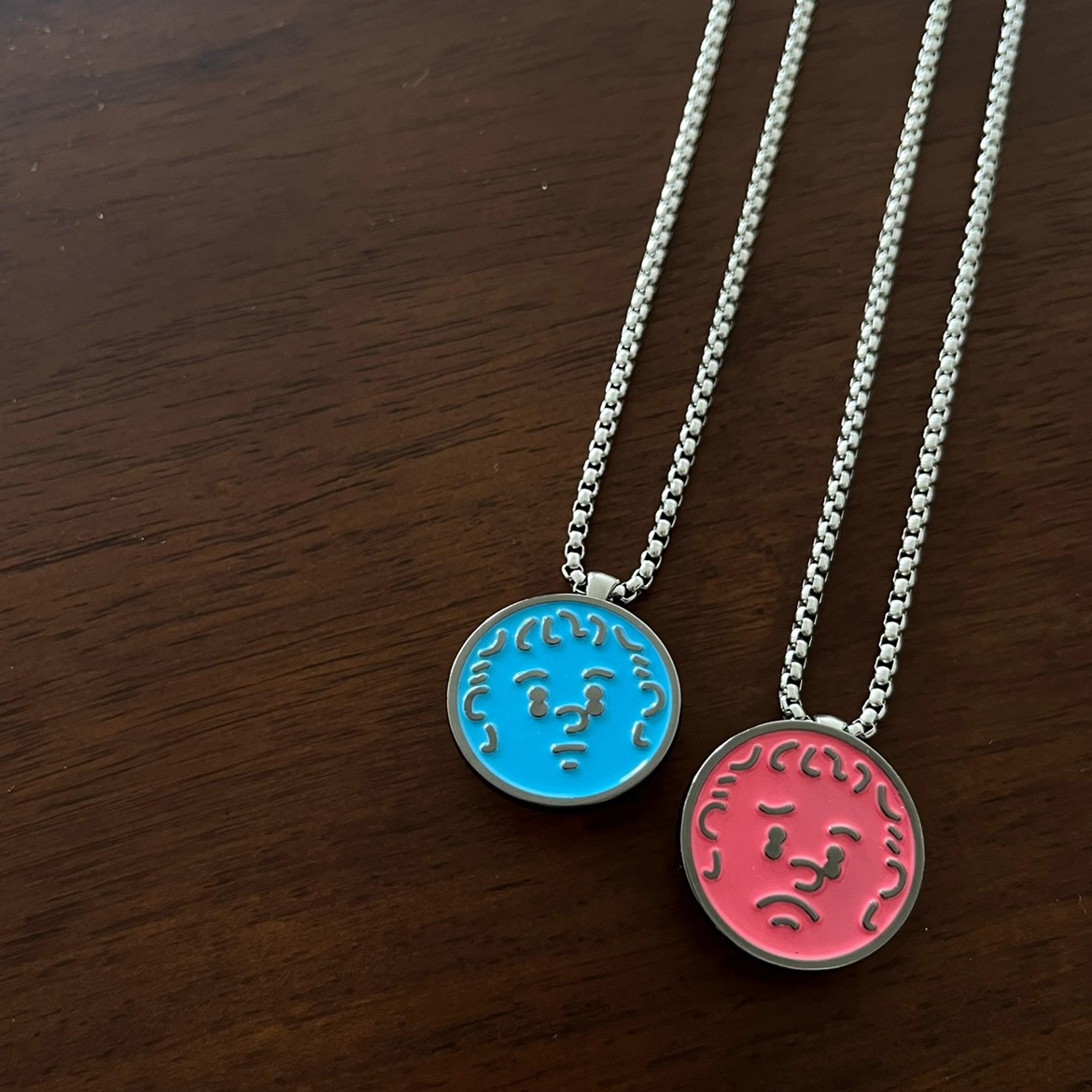 徽章DIY陈奕迅扣针改项链无损金属不锈钢可拆卸