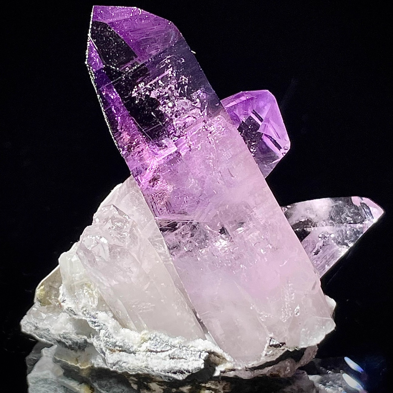 天然科鲁兹水晶原石消磁石能量石单双晶多晶矿石标本矿物观赏奇石