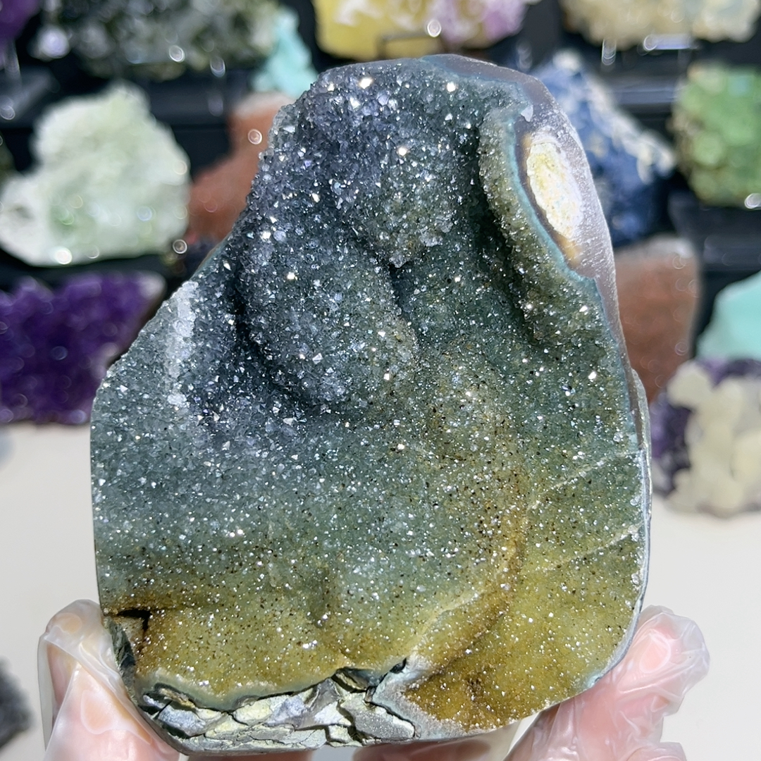 渐变色细闪满天星彩晶