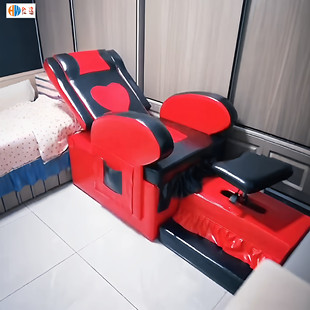 情侣宾馆电动椅爱情主题会所公寓洗浴桑拿按摩椅技师酒店民宿家具