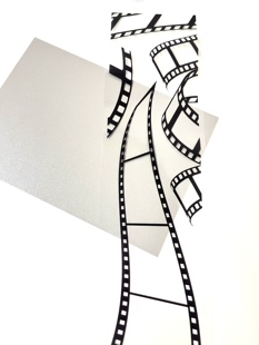 新款自制胶带胶卷4号手帐胶带复古素材拼贴素材无白墨9cm宽1m循环