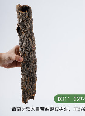 【青氧】天然葡萄牙软木雨林缸原生造景爬宠攀爬躲避屋孤品-D311