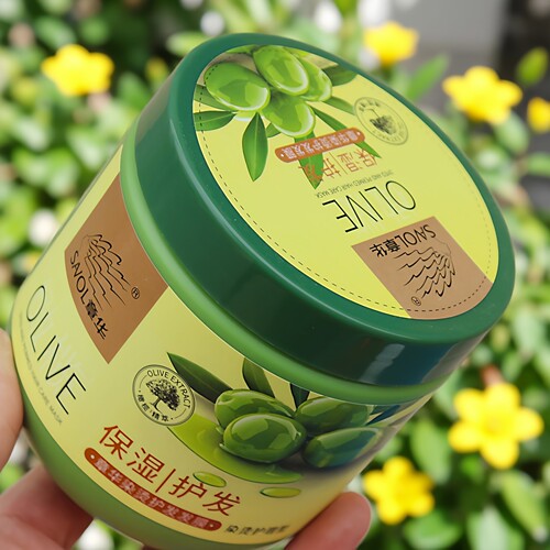 章华发膜染烫护理润发素500ml 橄榄精华鲟鱼籽酱护发素女精华素