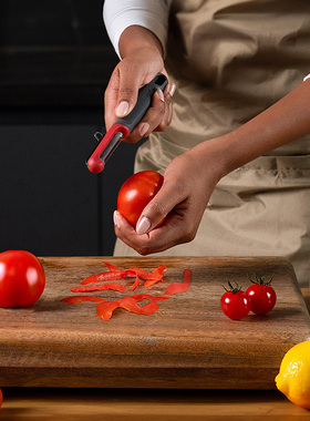 瑞士Zyliss可旋转蔬果削皮刀蔬菜水果去皮刀西红柿猕猴桃软皮刮皮