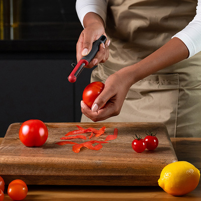瑞士Zyliss可旋转蔬果削皮刀蔬菜水果去皮刀西红柿猕猴桃软皮刮皮