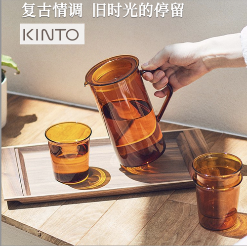 日本咖啡杯kinto耐热玻璃复古