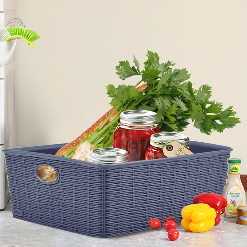 StefanPlast意大利仿藤编塑料篮