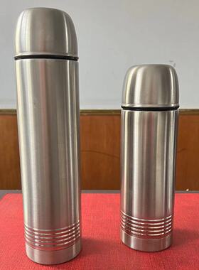 Emsa德国进口不锈钢真空保温杯大容量车载杯子弹头水杯内外盖设计