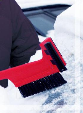 利快除雪铲Haug bursten德国进口刷车用扫雪刷刮雪板除霜铲除冰雪