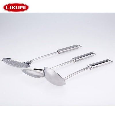 利快 Pedrini意大利原装进口18/10不锈钢锅铲漏勺软铲汤勺 捞面勺