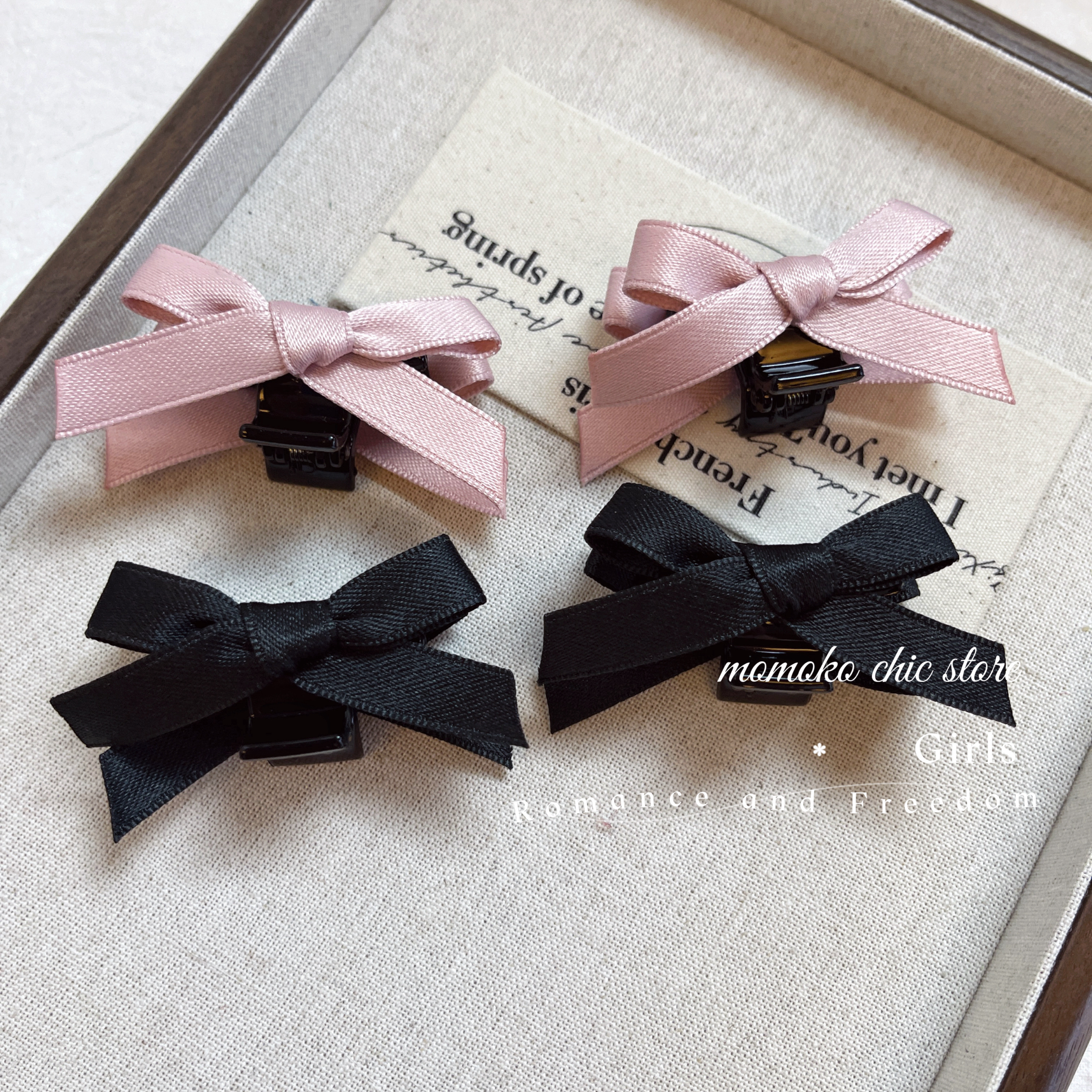 鞠婧祎同款发夹小号蝴蝶结