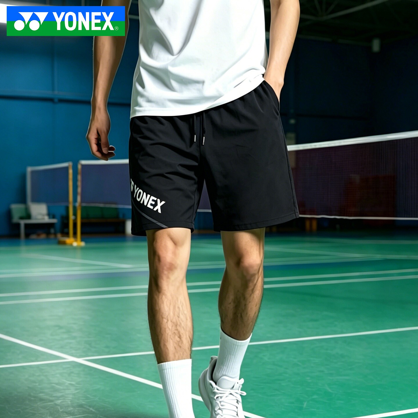 YONEX/尤尼克斯羽毛球服yy男女网球运动短裤吸汗透气1202225BCR