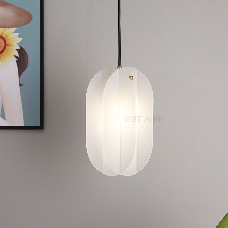 拍前询价北欧h吧台小吊灯床头橱窗餐厅极简个性艺术单头玻璃设议