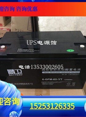 拍前询价科华蓄电池 精卫UPSt电池 免维护电瓶 6-GFM-65-YT(1议价