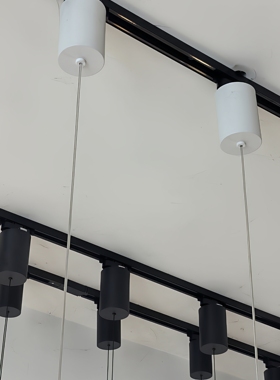 导轨式移位吊灯具改装升降器手拉高度调节上下伸缩悬停DIY配件