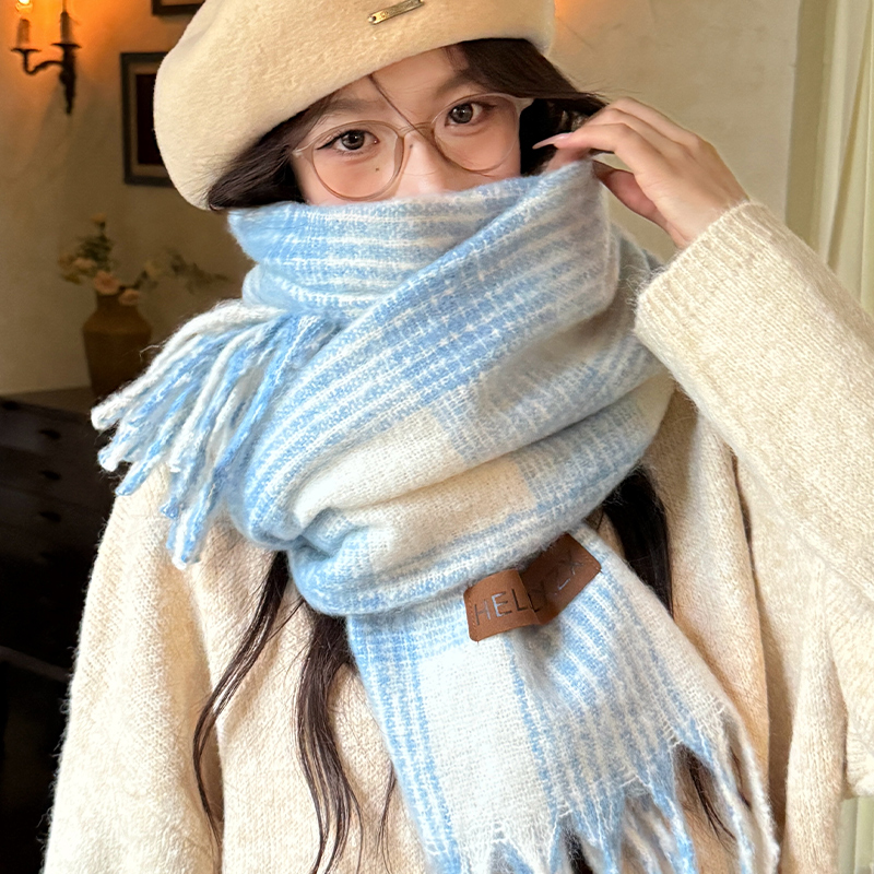 秋冬季围巾男女加厚韩版高级感