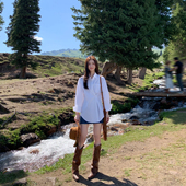 慵懒风宽松显瘦上衣设计感小众衬衣 女秋季 MULVAN白色长袖 衬衫