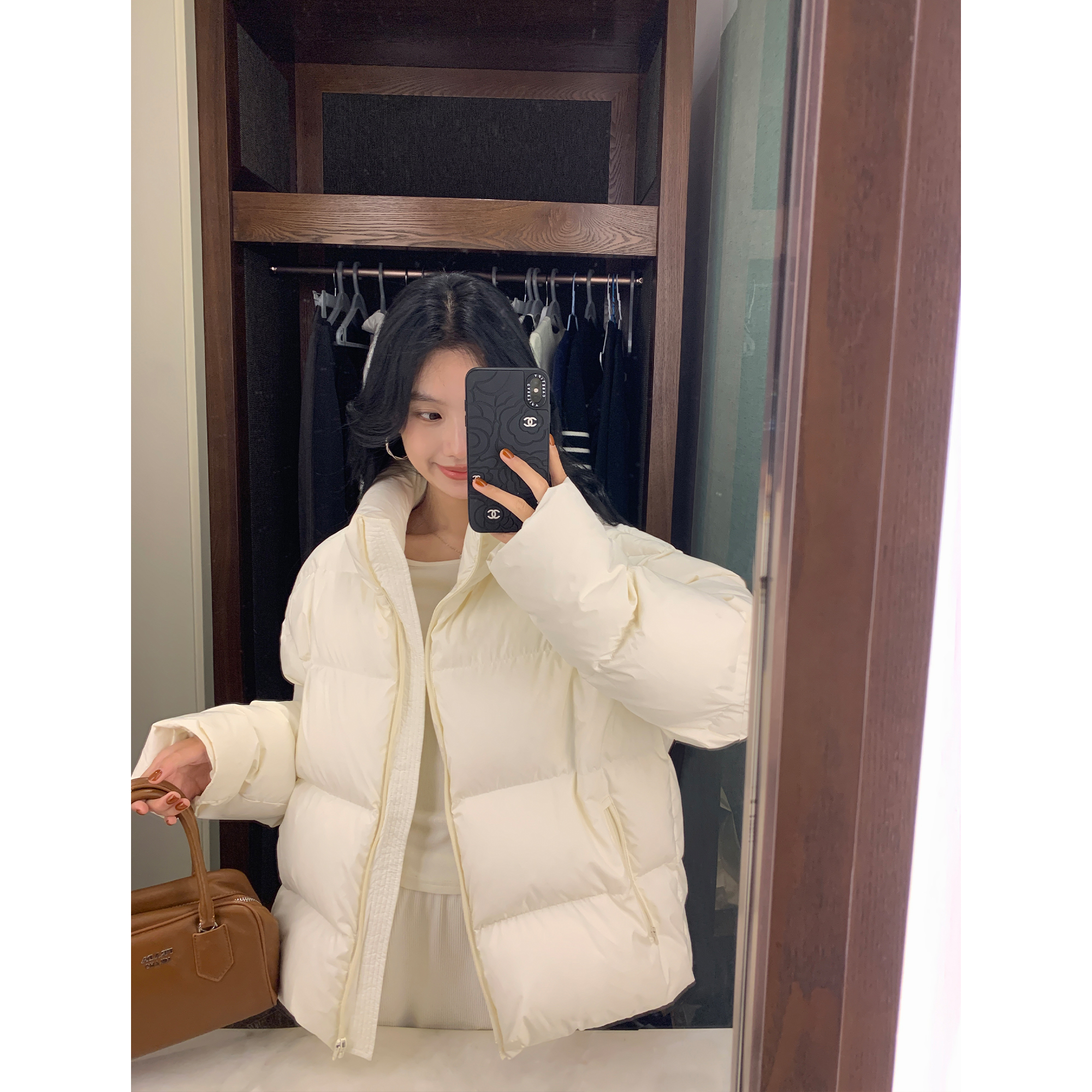 百搭时尚立领短款羽绒服