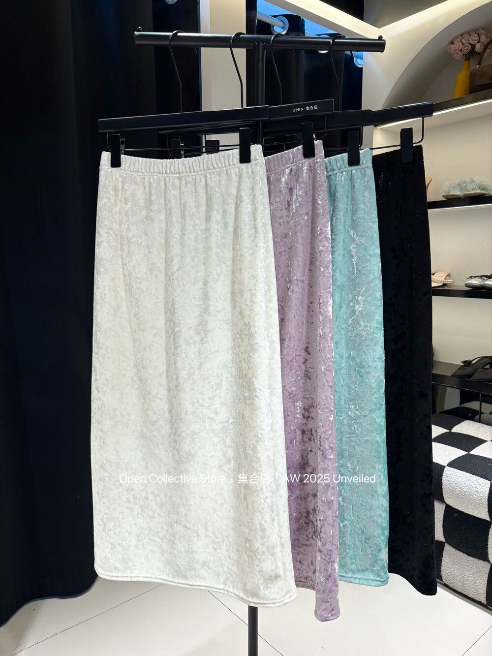 open集合店】法式复古气质加半身裙