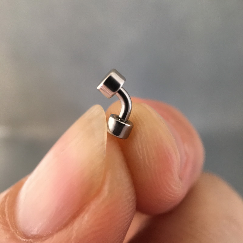 秀珍细杆男士专用系带钉pa环钛钢穿刺饰品阴环日欧美女阴蒂钉穿孔