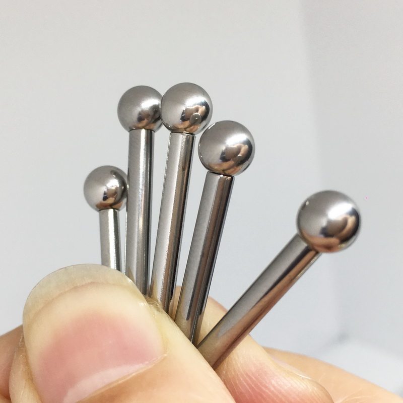 穿孔饰品阴环钛钢穿刺直杆钉日韩欧美女乳环男pa万能粗杆杠铃防敏