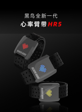 BlackBird黑鸟HR5心率臂带防水蓝牙心率监测运动跑步骑行踏频器