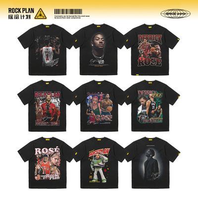摇滚计划短袖潮流青少年